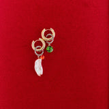 Boucles d'oreilles Palermo (Vert + Orange)