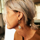 Boucles d'oreilles Palermo (Vert + Orange)