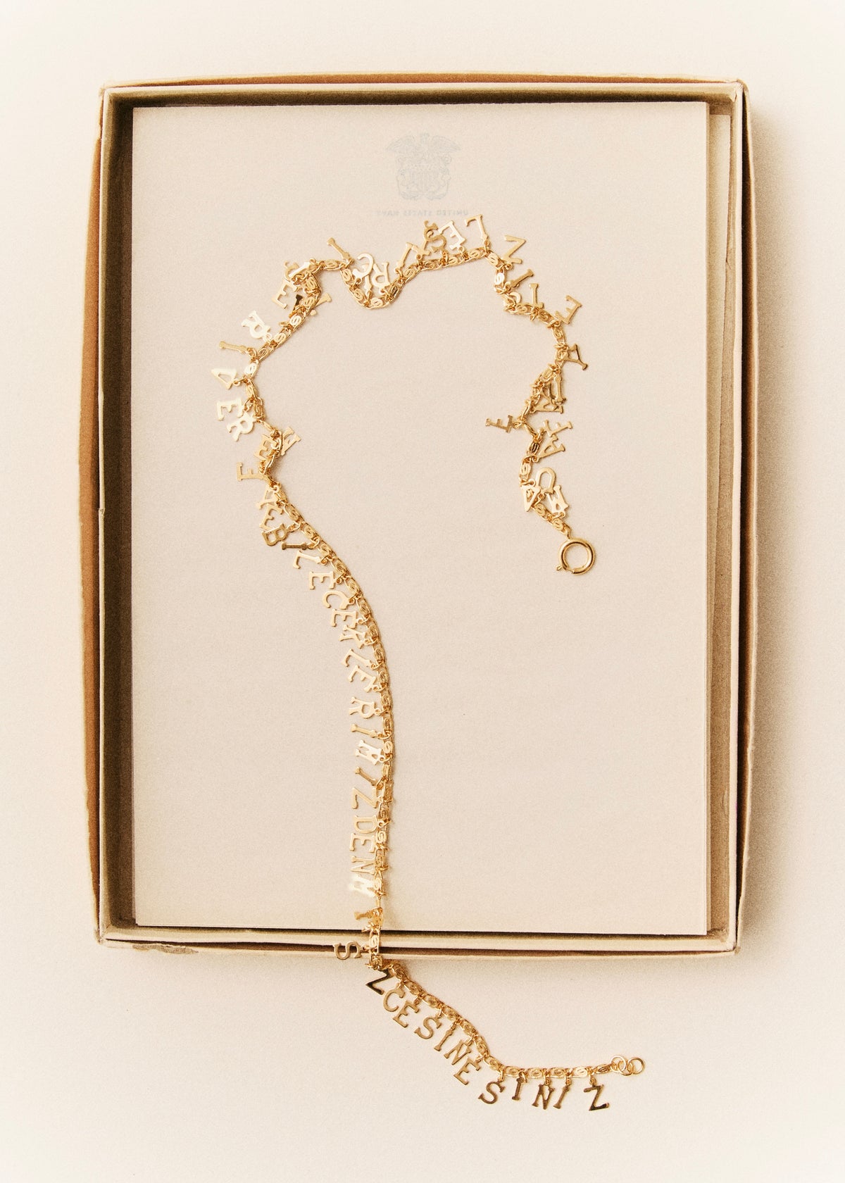 Very Weird Word necklace