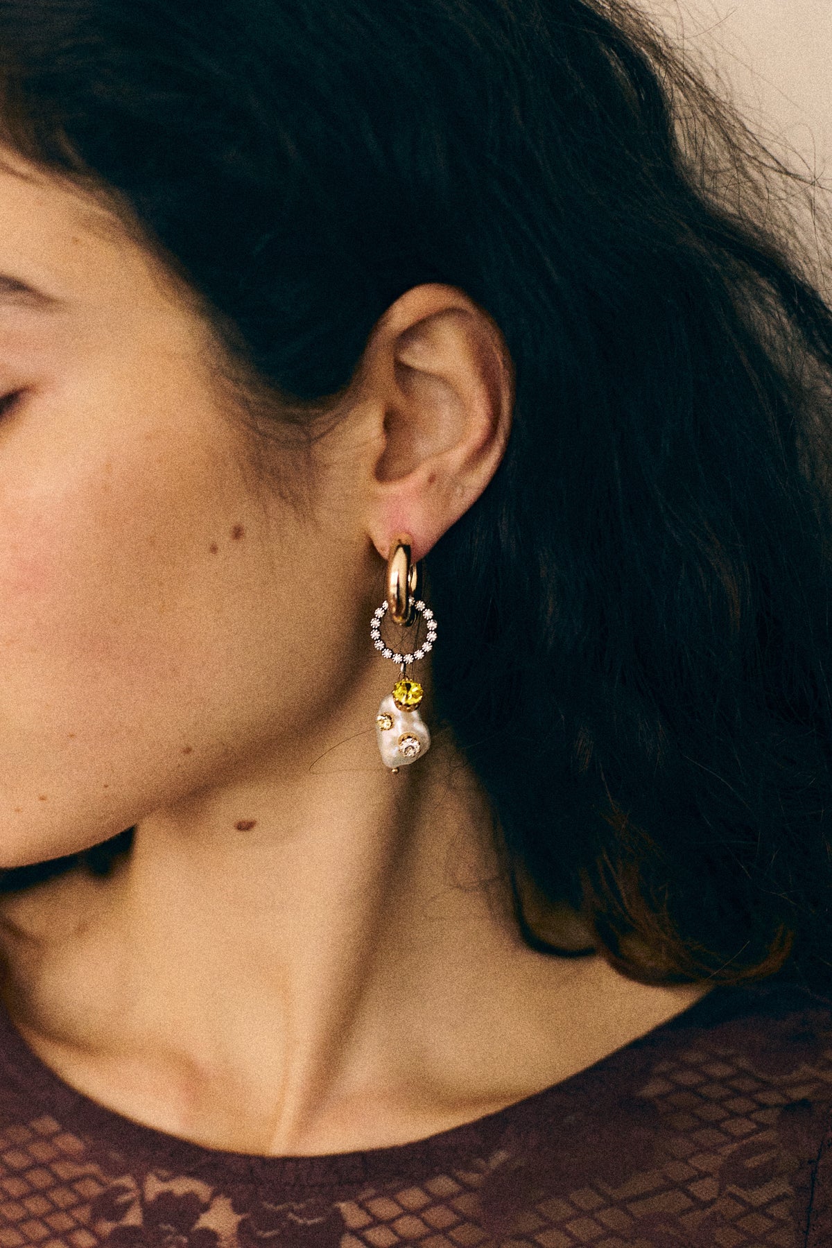 Sissi Palermo earrings in Yellow