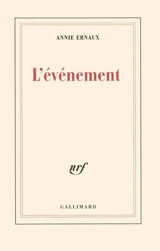 L'Evènement - Annie Ernaux