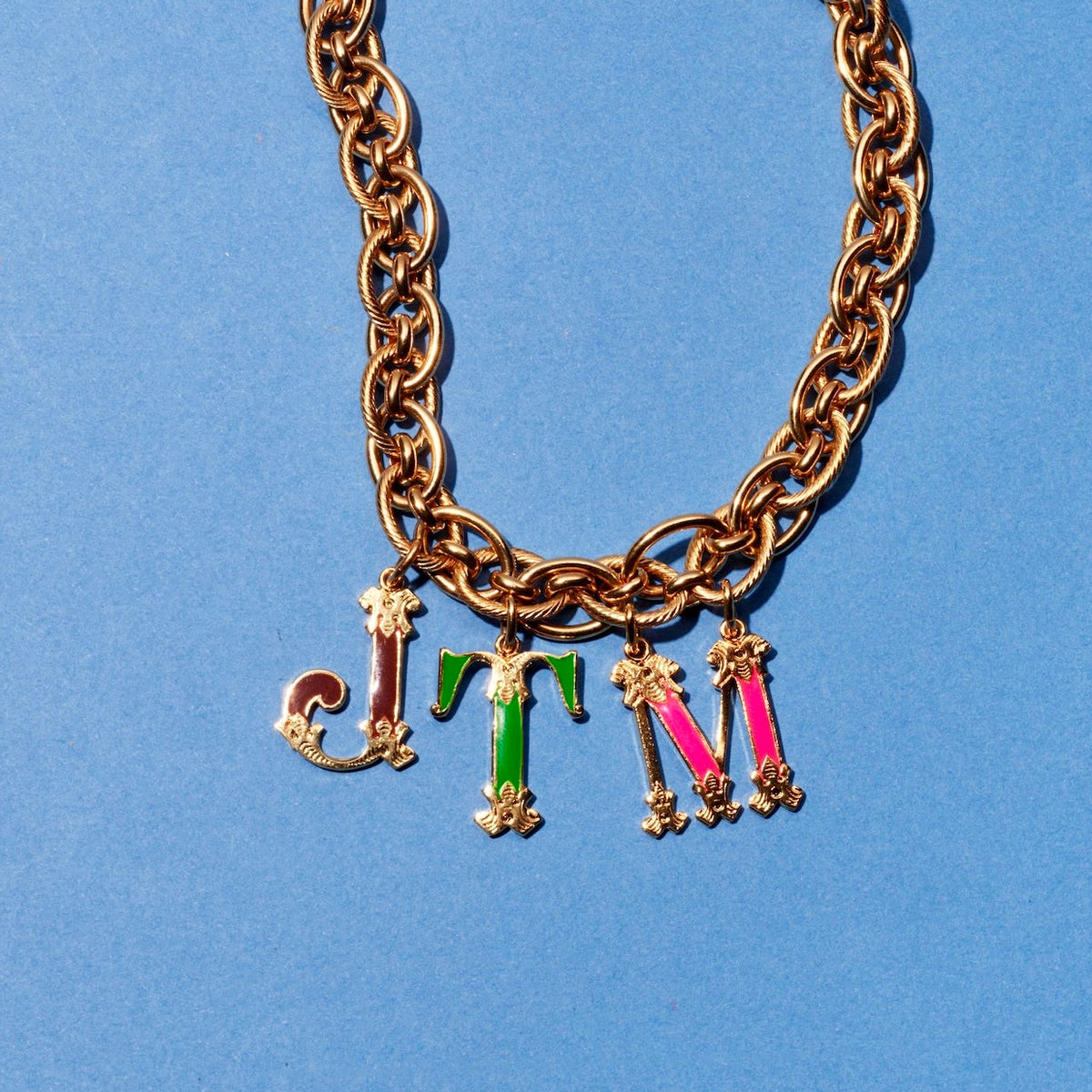 Bright Words necklace with 3 letters