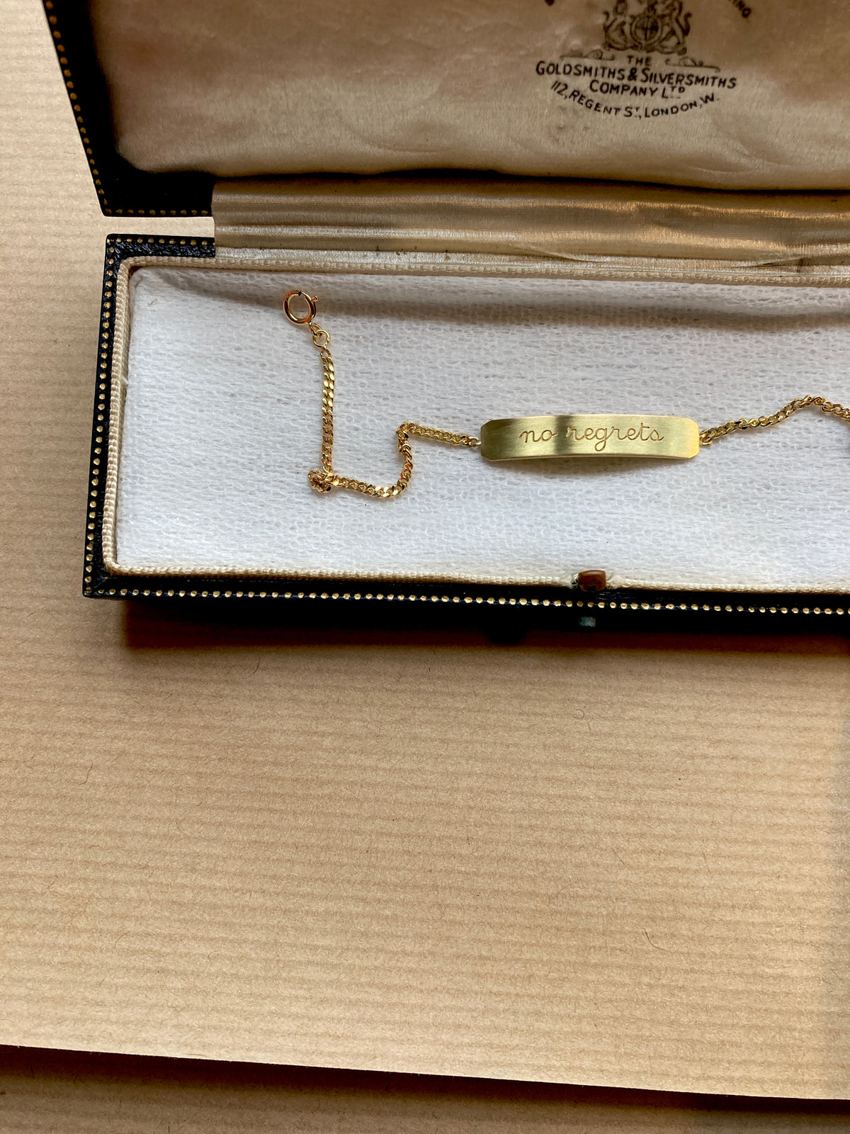 No regrets bracelet