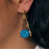 Gallipoli earrings Azure