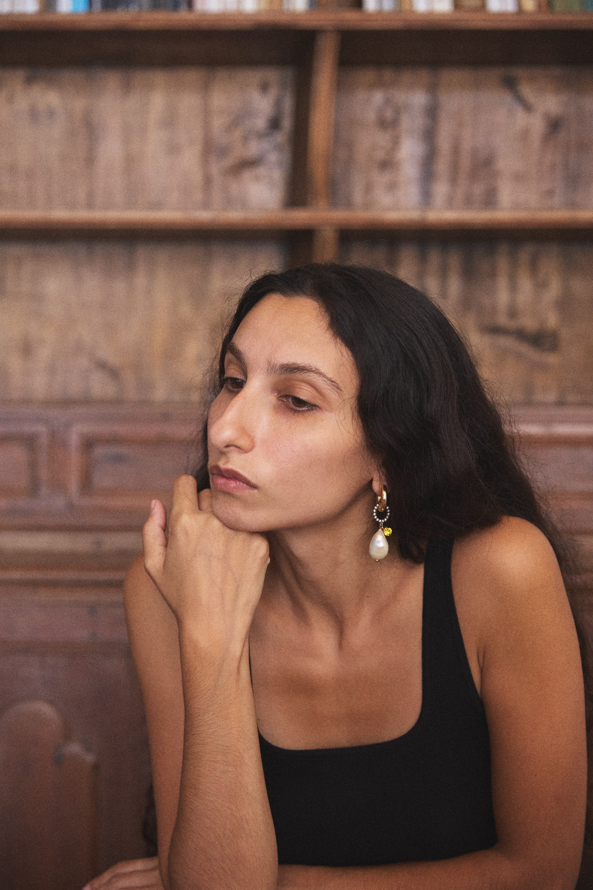 Palermo earrings in Purple