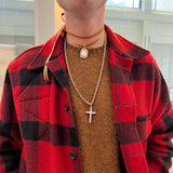 Rebecca necklace White ribbon