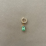 Lovers earring Green Strass