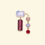Aglaé earring Lilac