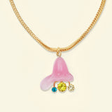 Mercure necklace Pink
