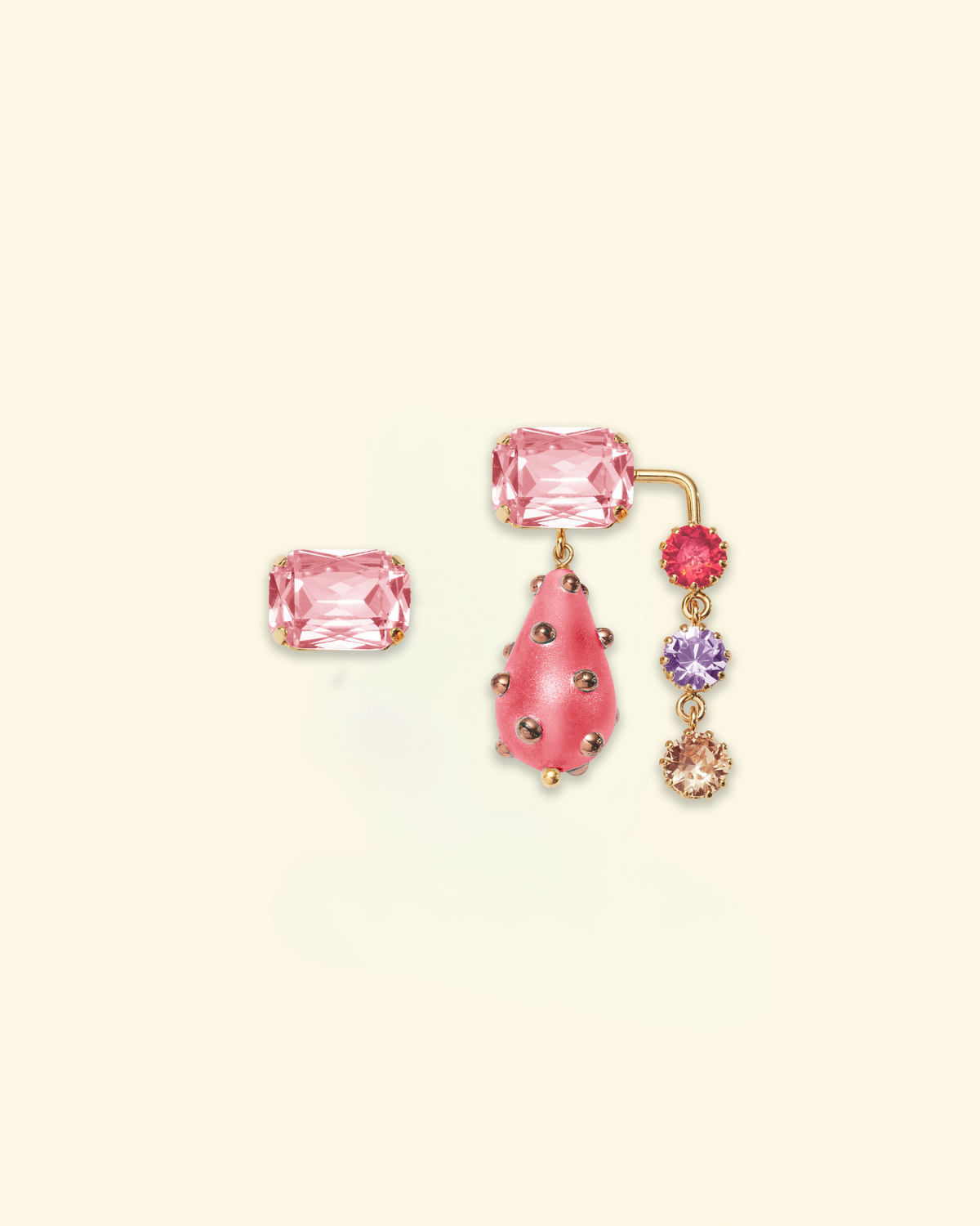 Aglaé earrings in Pink
