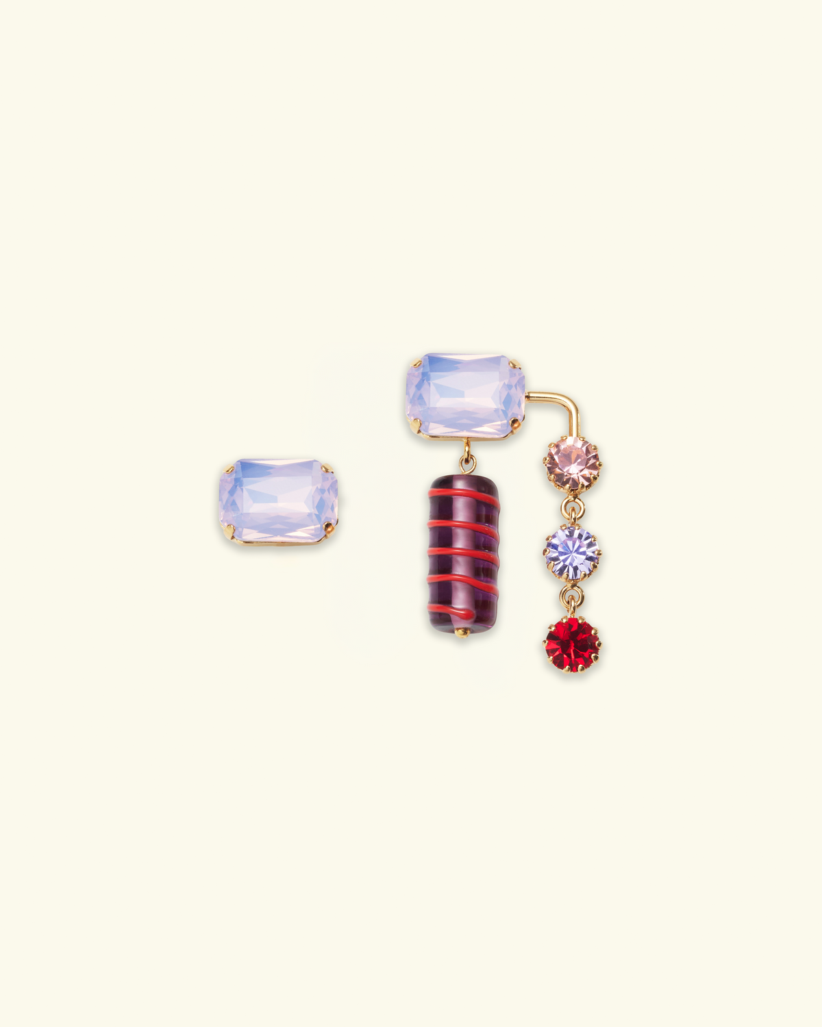 Aglaé earrings in Lilac