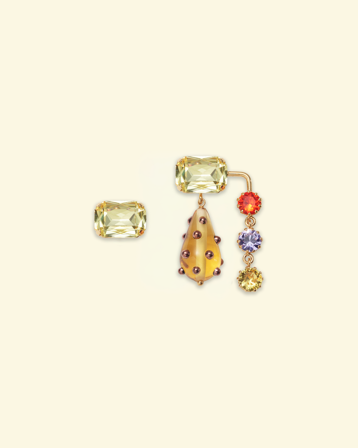Aglaé earrings in Yellow
