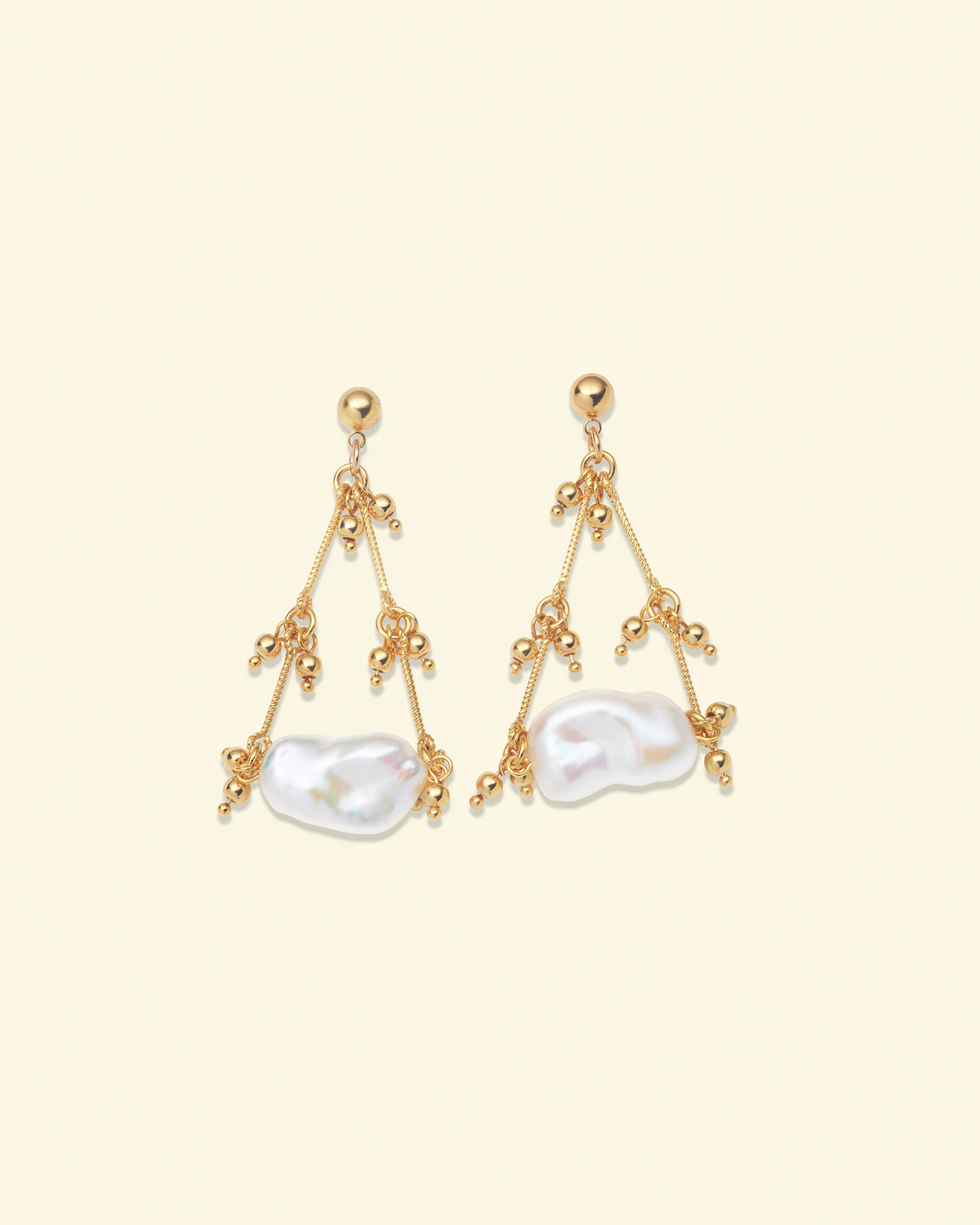 Gallipoli earrings in Pearl