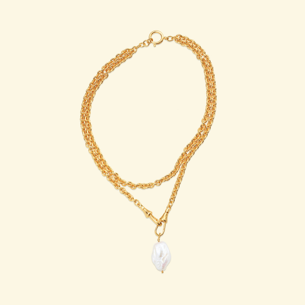 Lovers necklace with Pearl