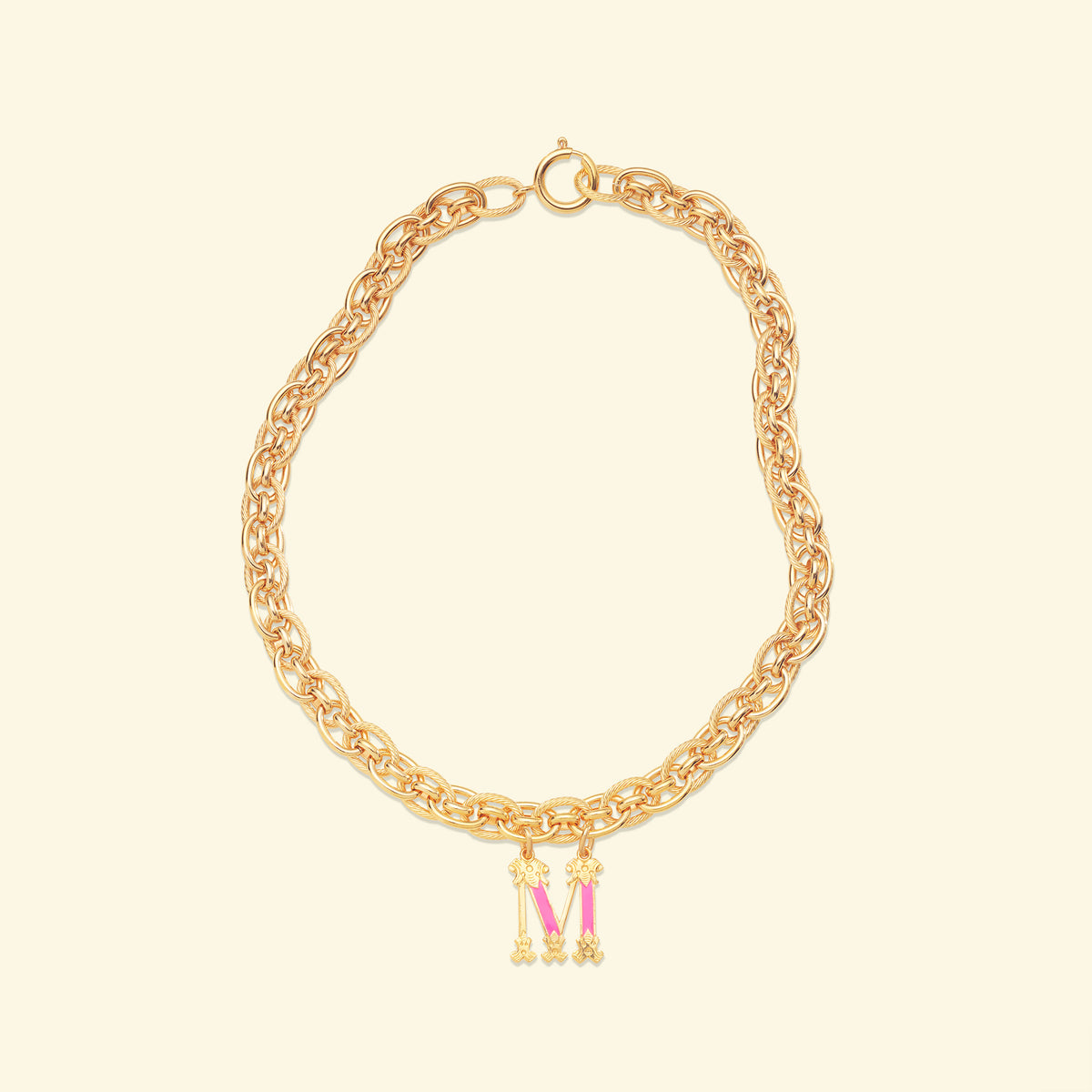 Bright Words necklace with 1 letter
