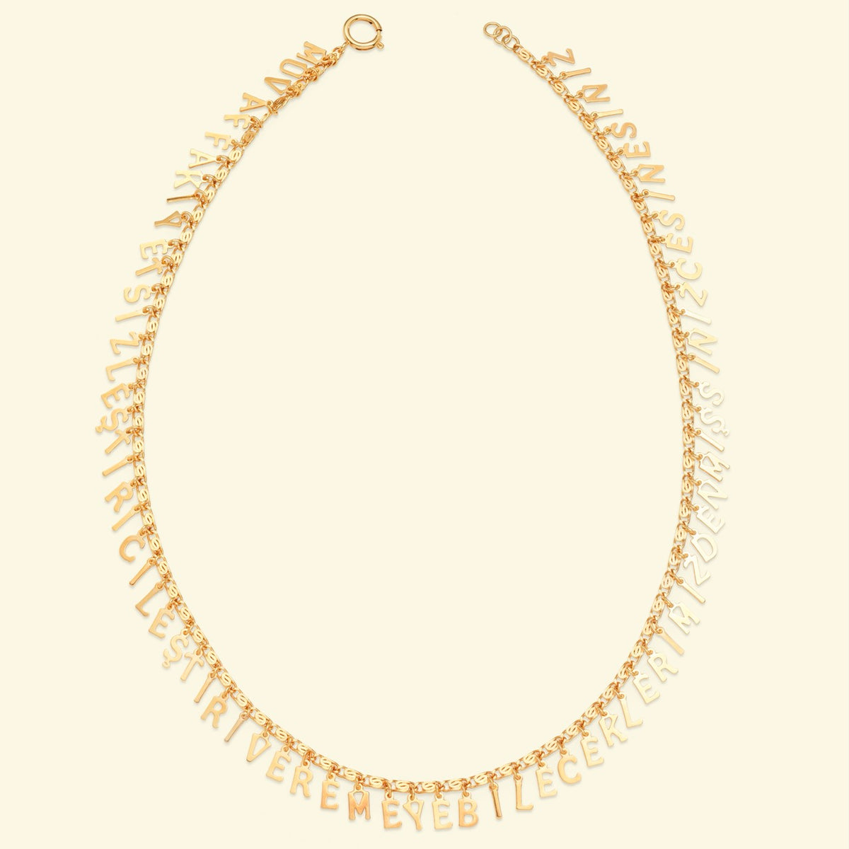 Very Weird Word necklace