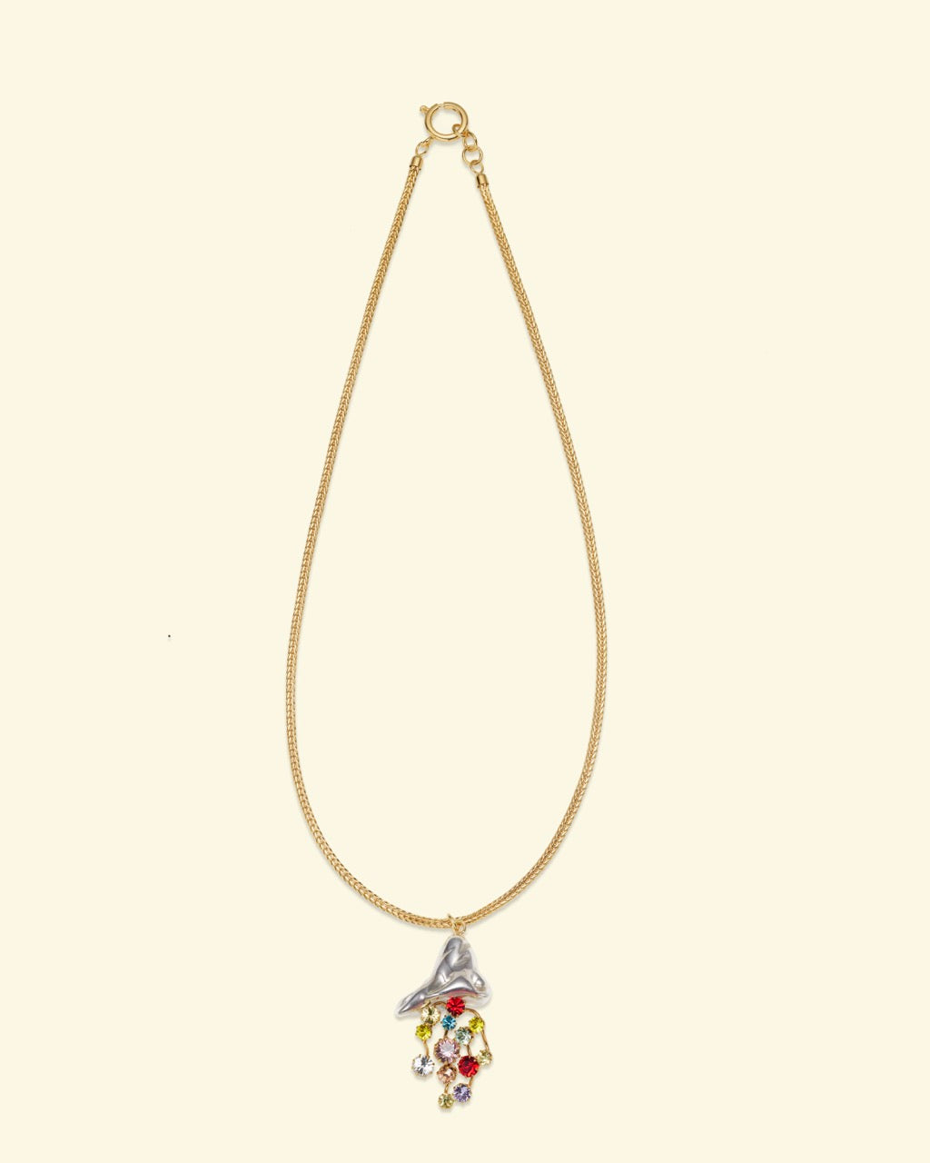 Mercure necklace in silver