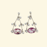 Gallipoli earrings Silver Strass