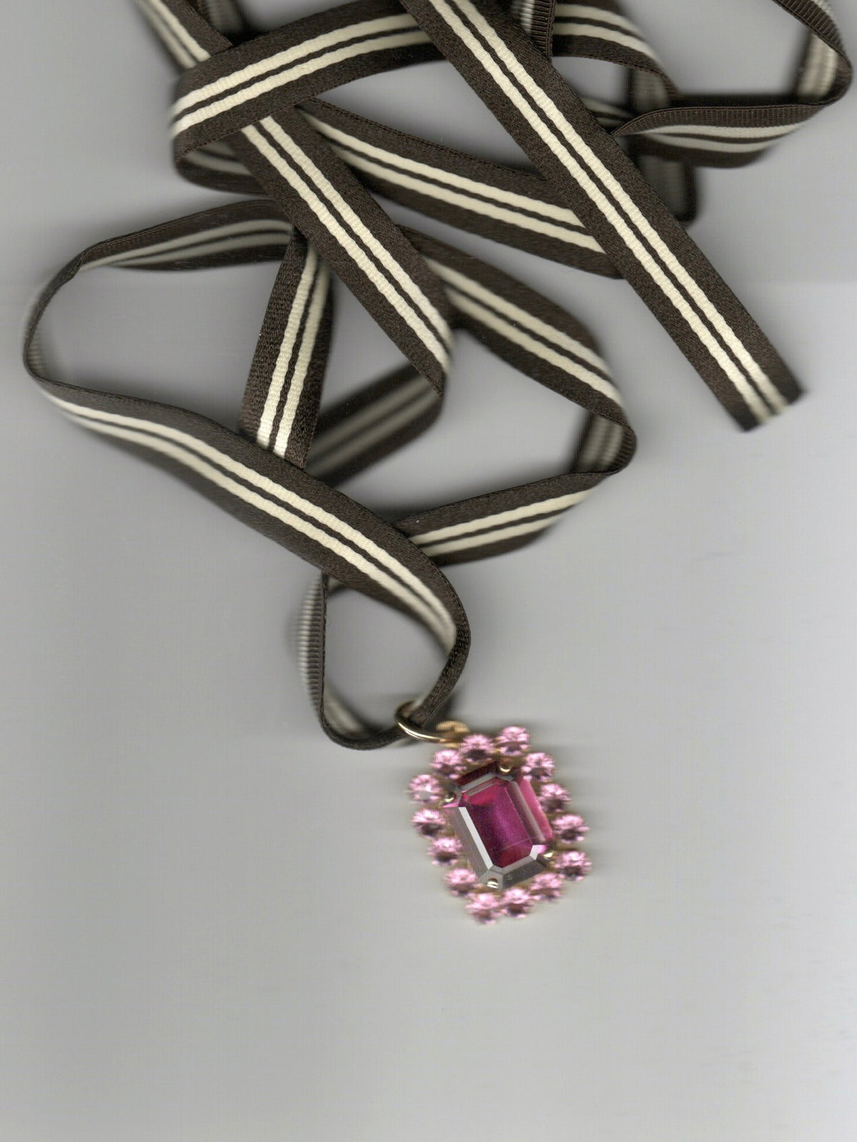 Rebecca necklace in Mulberry