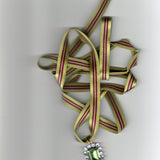 Rebecca necklace Olive ribbon