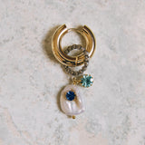 Boucles d'oreilles Sissi Palermo (Bleu)