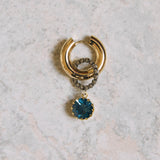 Boucles d'oreilles Sissi Palermo (Bleu)