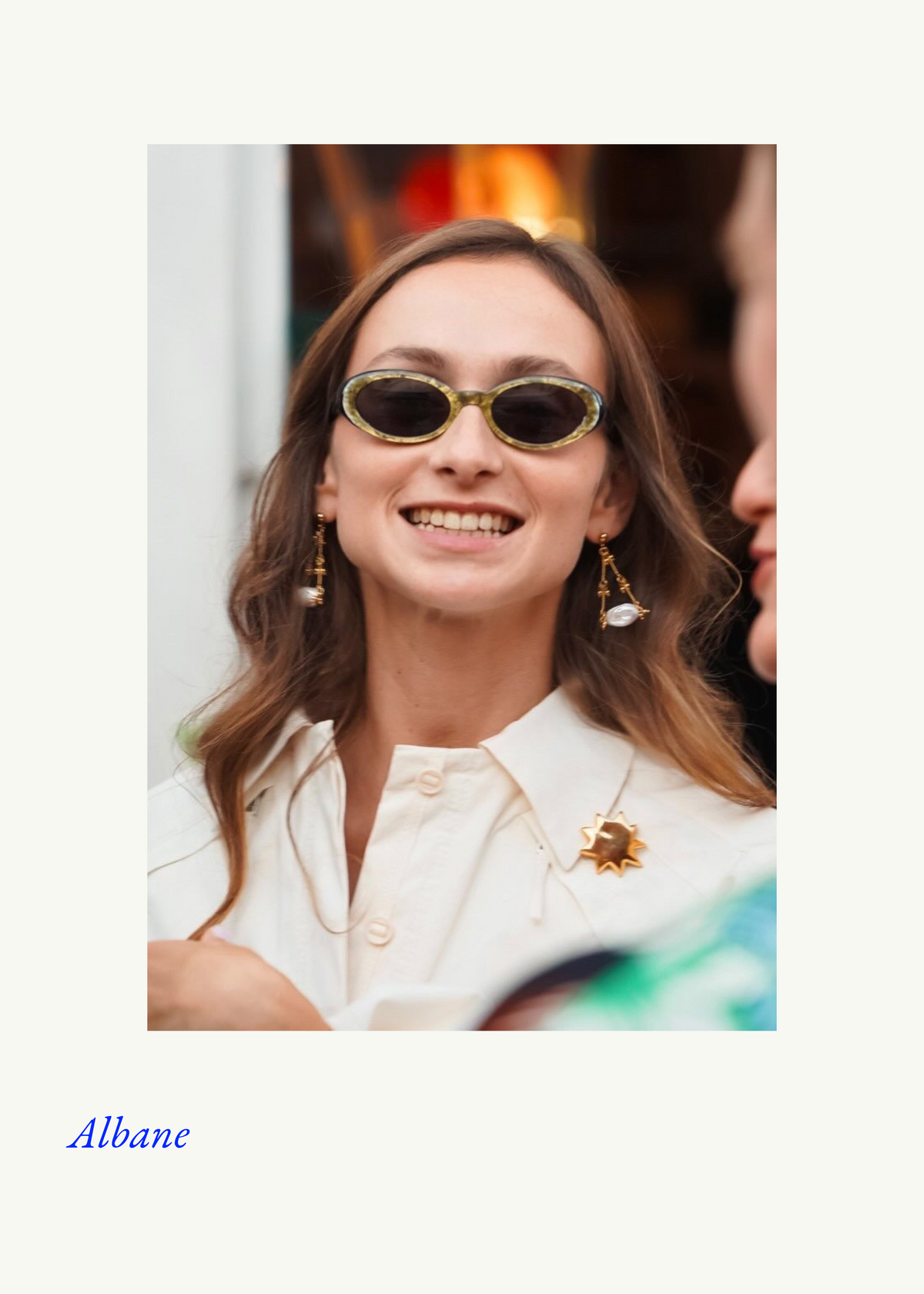 Gallipoli earrings in Pearl