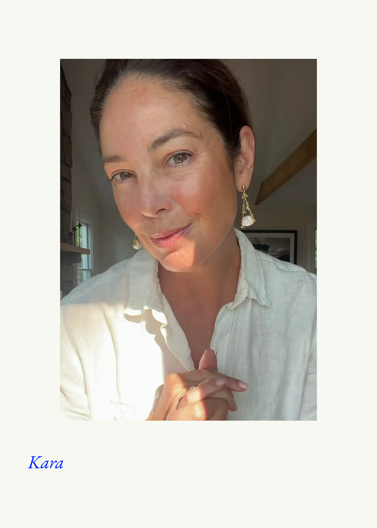 Gallipoli earrings in Pearl