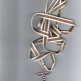 Trinity necklace ribbon