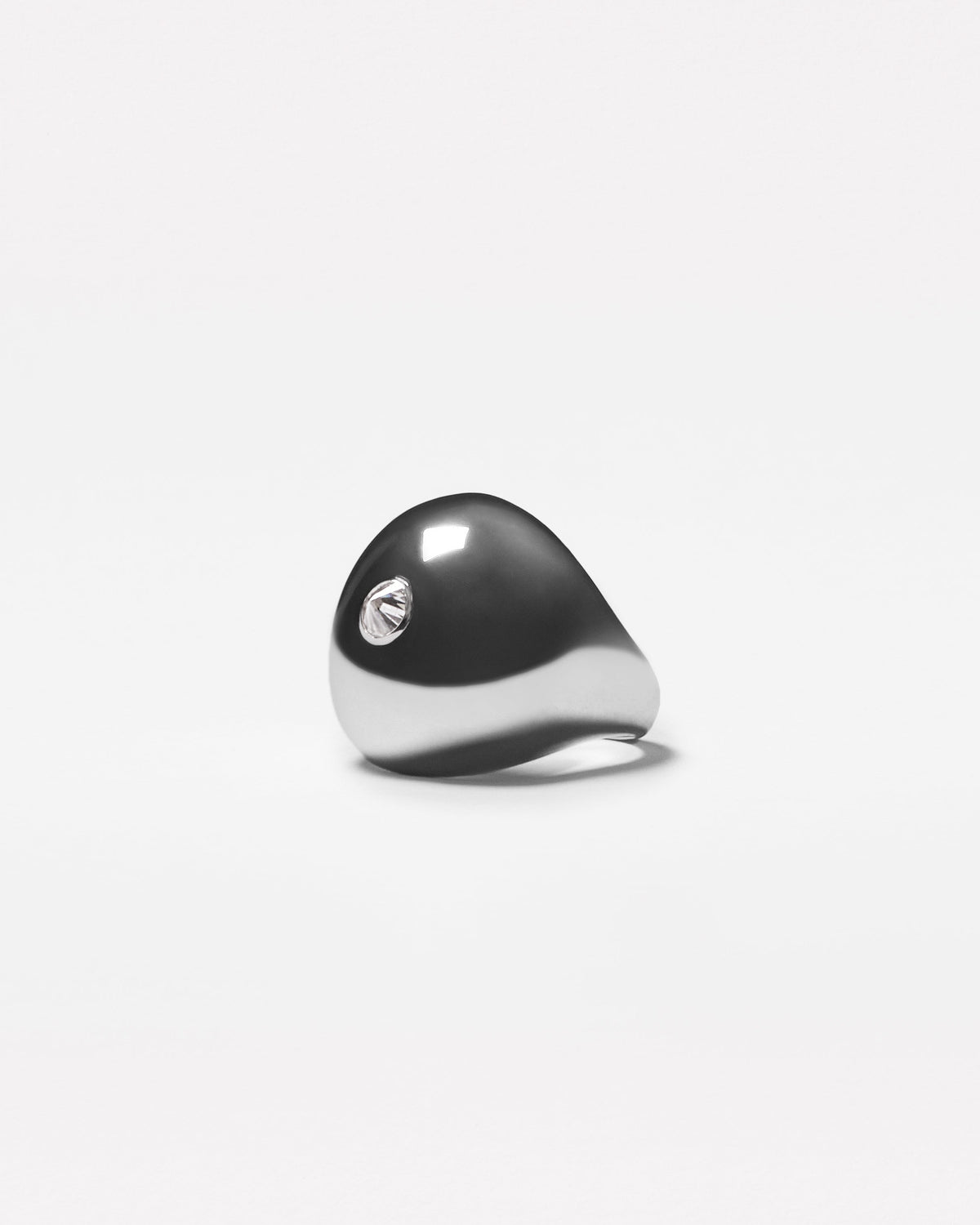 Ulta Boob ring in silver