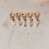 Boucles d'oreilles Palermo (Vert + Orange)