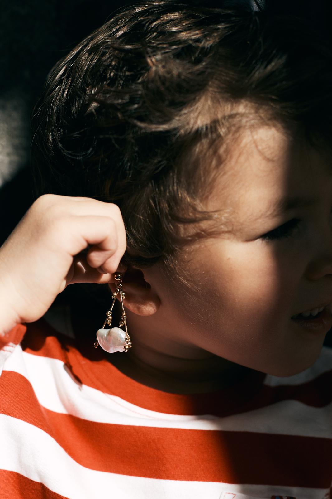 Les boucles d'oreilles Gallipoli